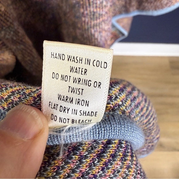 Novica Effortless Style Heavy Knit Multicolor Viscose Blend Ruana from India - Picture 10 of 11